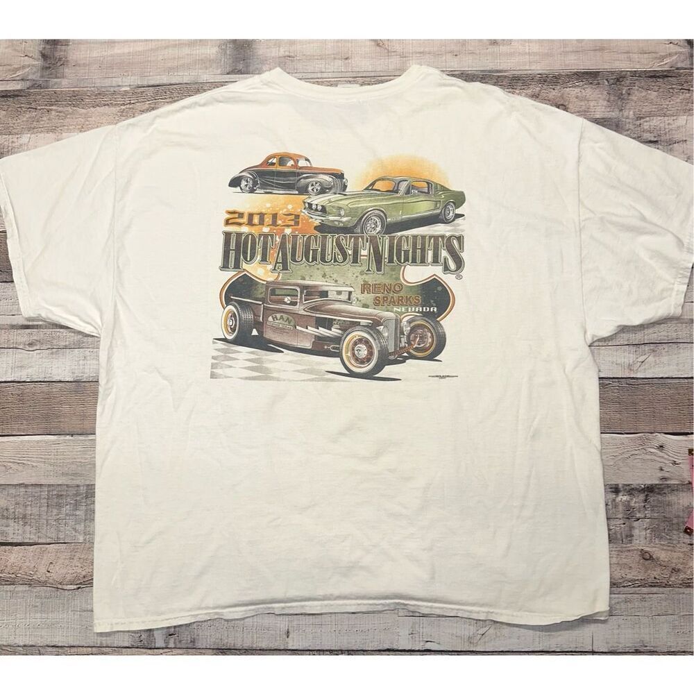 Men’s 3XL 2013 Hot August Nights Reno Sparks Nevada Classic Muscle Cars Tshirt